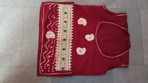 Bandhej Rajputi Dress