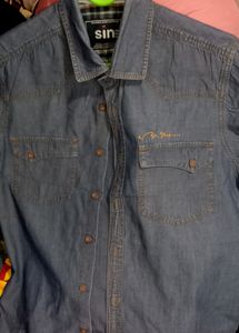 Combo Of Denim Shirt And Jeans Pant