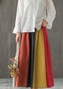 Cotton Midi Skirt