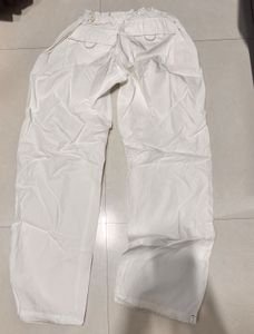White parachute Pants