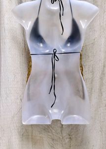 I. Gold Lace Halter Top