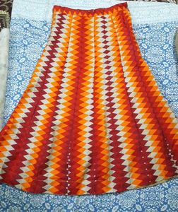 Festive Wear Long skirt ❤️🧡💛