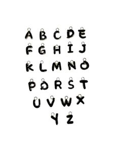 Alphabet Charm