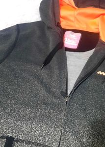 Comfortable Gray Zip-Up Hoodie