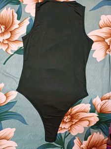 Shein Sleeveless Front Cut-Out Leotard Top