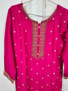 Elegant Maroon Kurta Set