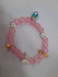 Pink Beaded Bracelet