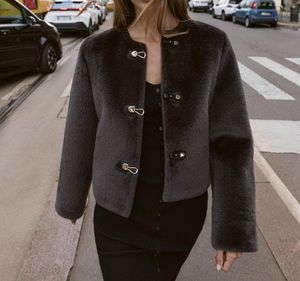 Zara Faux Fur fireman jacket