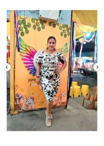 Chic Printed Bodycon Dress