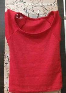 Halp Sleeve Trendy Women Crop Top