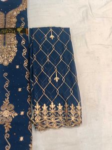 Elegant Embroidered dress material