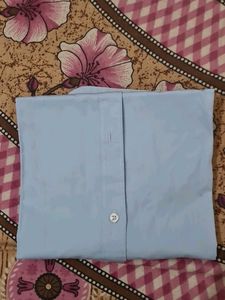 Dennis Lingo Blue Cotton Shirt