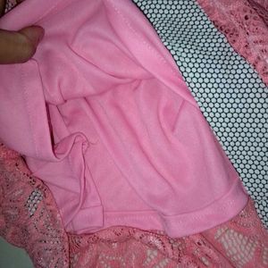 Pink Lace Dress