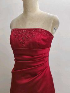 Elegant Red Gown