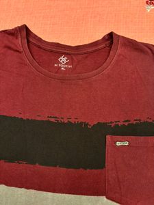 Maroon Mens T Shirt