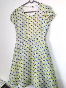 Floral Printed Short Dress - Western Wear