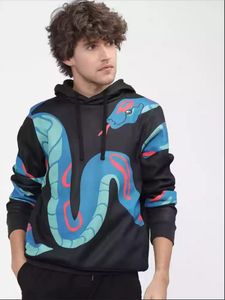Men Full Sleeve Colour Black Hooded Sweatshirt