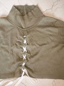 🟢Sale!!! Olive Crop Top🟢
