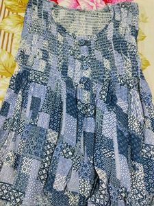 Blue Top ,Stretchable