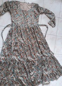 SEMI CASUAL WESTERN PRINTED GOWN
