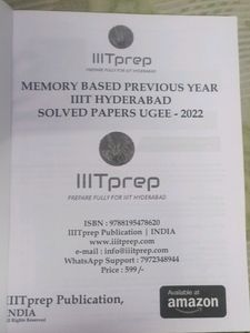Book For Preparation Of UGEE IIIT Hyderabad