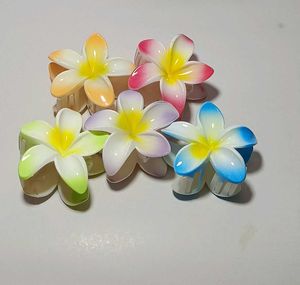 Flower Hair Claw Clips