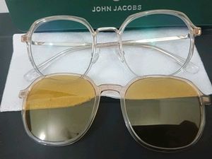lenskart Air Clip On tinted yellow Sunglasses