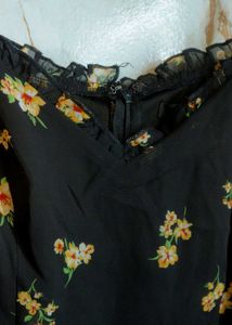Floral Print Mini Dress