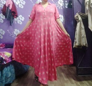 Pink Floral Dress