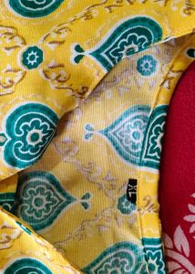 New Yellow &amp; Green Kurta Set