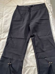 Elegant Black Wide Leg Trousers