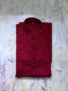Elegant Maroon Kurta