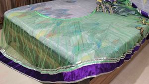 Ready To Wear  Lahenga Saree With Blouse