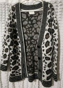 Leopard Print Cardigan
