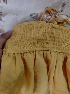 Cute Yellow Cami Top