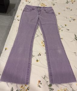 Purple Flare Jeans