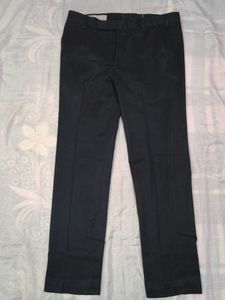 Dark Blue Straight Leg Pants