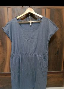 H&M Zara Casual Grey T-Shirt Dress plus size