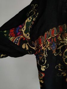 Plus Printed Fringe Kimono