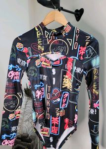 SHEIN 3D GRAFITI PRINT BODYSUIT