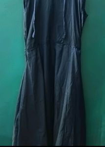Full Length blue Colour Gown | Sleeveless