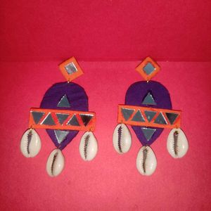 Statement Earrings🧡💜