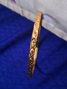 Gold Plated Thin Bangles - 4 Nos