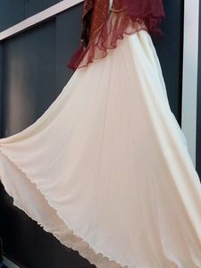 Umbrella Gown With Banarasi Koti