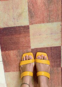 Brand New Mustard Heels