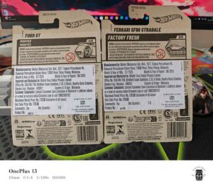 Hot Wheels Ferrari SF90 &amp; Ford GT