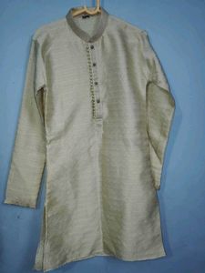 Party Wear Elegant Lime Green Men&#39;s Kurta