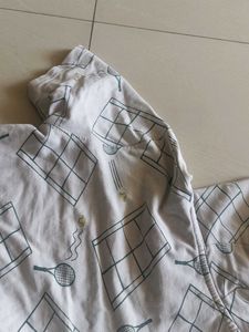 Printed T-Shirt with Hoodie