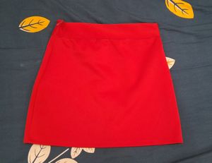 Bright Hot Red Pencil Mini Party Bodycon Skirt