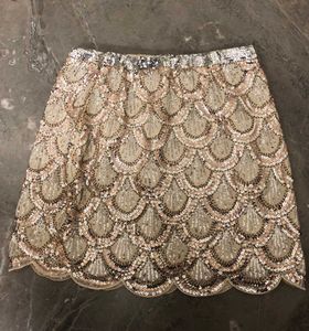 Sequin Mini Skirt